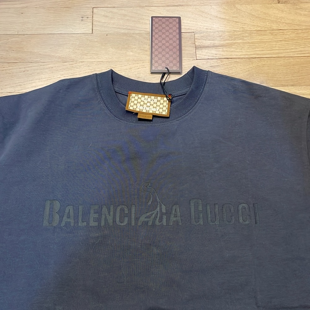 Balenciaga Gucci Printed Tshirt